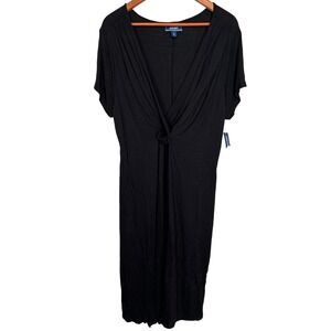 Old Navy Maternity Short-Sleeve V-Neck Black Jack Dress Women's‎ Size XL NWT